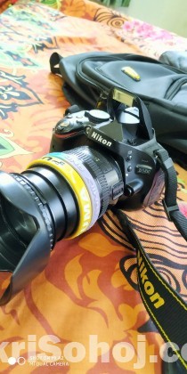 Nikon d5100 with a lens